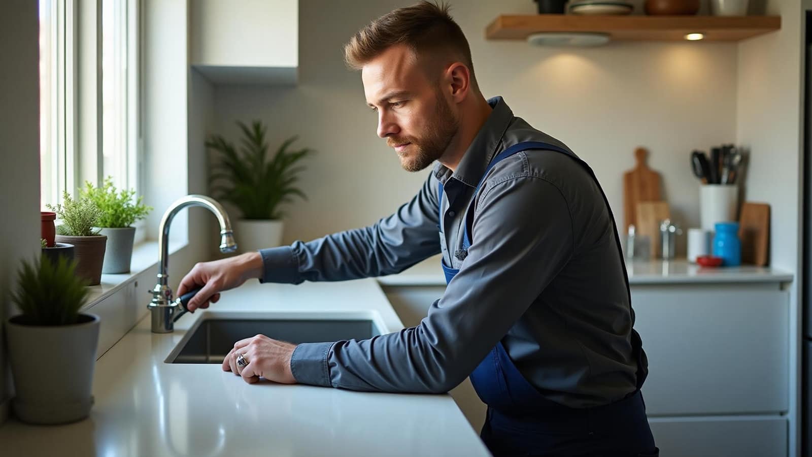 Momentum Plumbing technician carrying out plumbing work in Melbourne